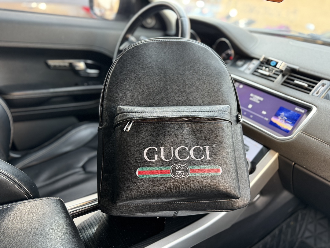 Gucci Torby Plecak Czarny Drukowanie Unisex Płótno GG Supreme