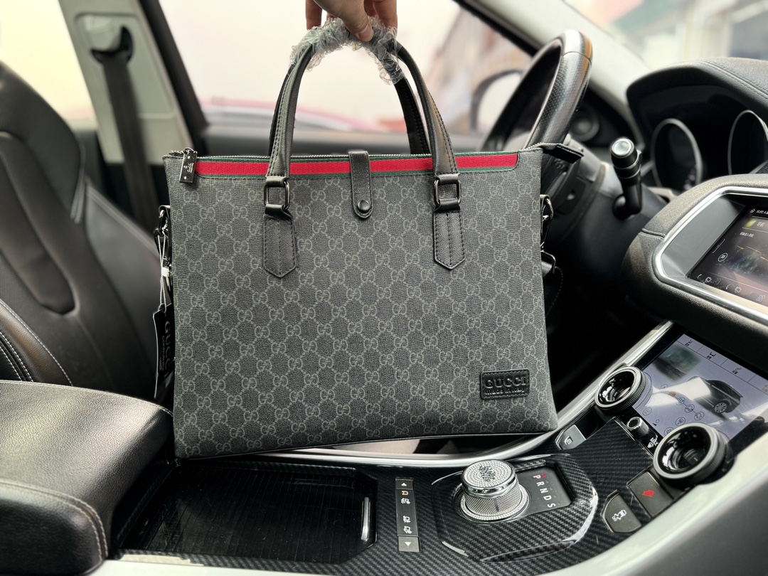 Professional Men’s Computer Insulation Zipper Bag with Smooth Zipper and Oil Edge - 图片 4