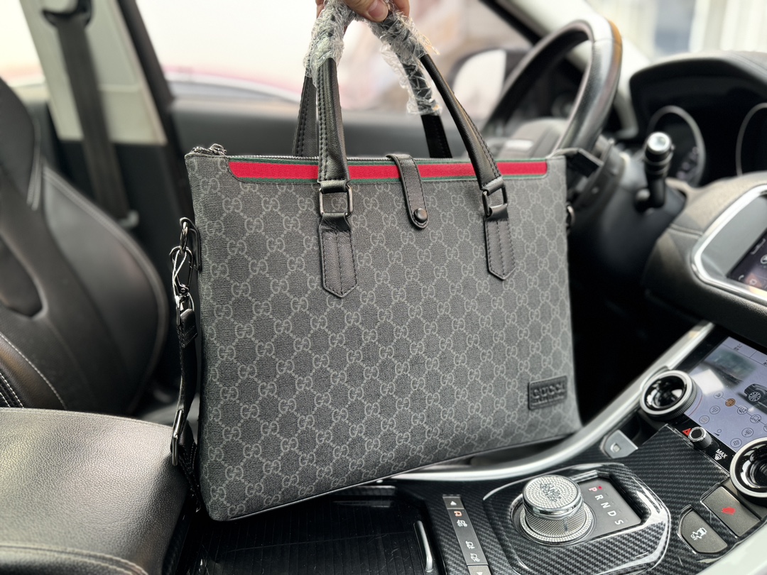 Professional Men’s Computer Insulation Zipper Bag with Smooth Zipper and Oil Edge - 图片 3