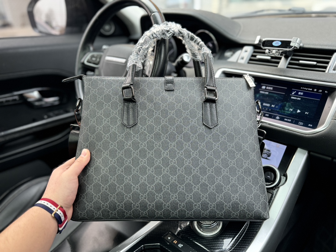 Professional Men’s Computer Insulation Zipper Bag with Smooth Zipper and Oil Edge - 图片 2