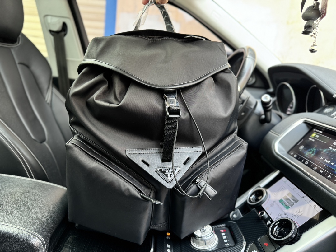 Prada Backpack Crossbody & Shoulder Bags Black Unisex Nylon