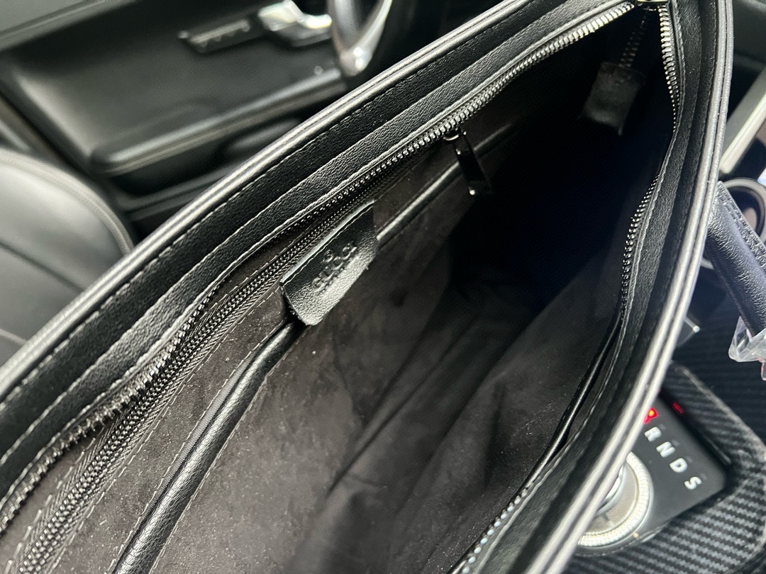 “GUCCI” Gooch Briefcase: Top-Level Fabric, High-Quality Hardware, Professional Men’s Must-Have - 图片 9