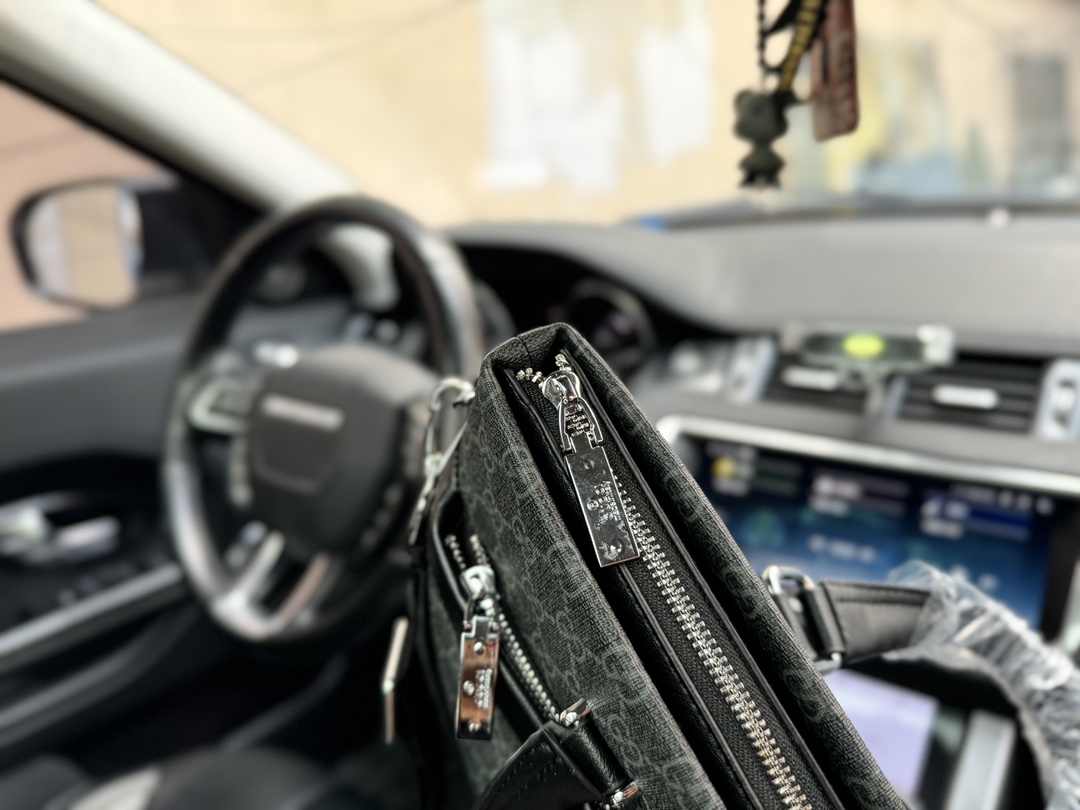 “GUCCI” Gooch Briefcase: Top-Level Fabric, High-Quality Hardware, Professional Men’s Must-Have - 图片 6