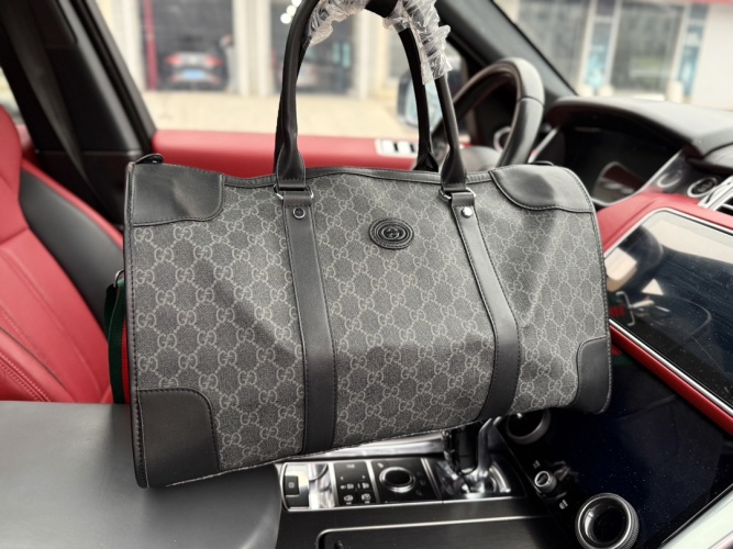 Gucci Keepall 45 Travel Bag: Classic Monogram, Adjustable Strap, Spacious 1 Gucci Keepall 45 Travel Bag: Classic Monogram, Adjustable Strap, Spacious