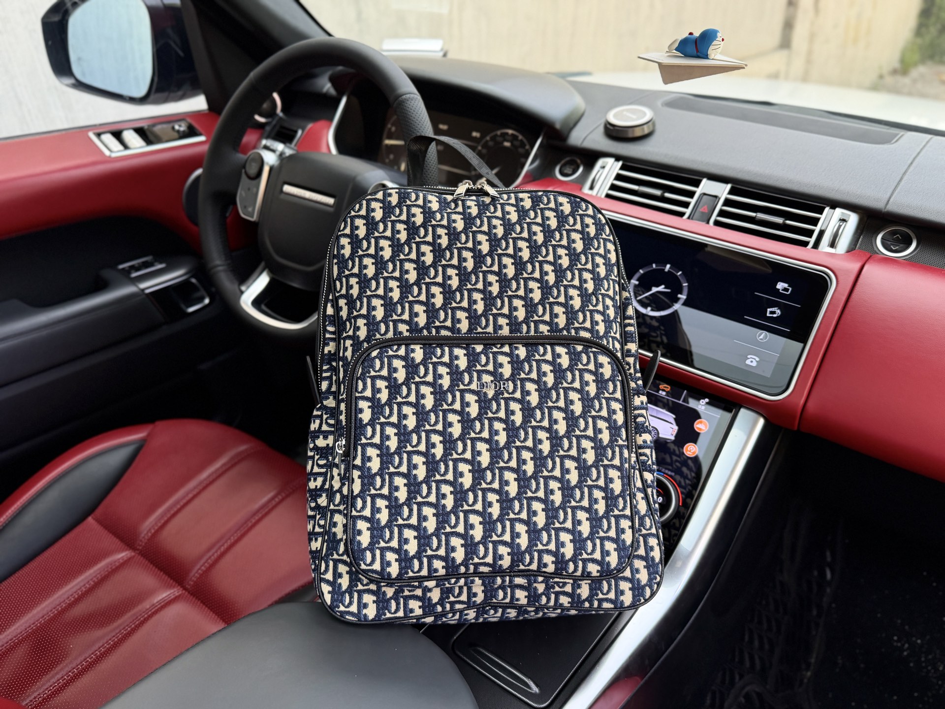 Dior Oblique Navy Beige 30x41x12cm travel everyday