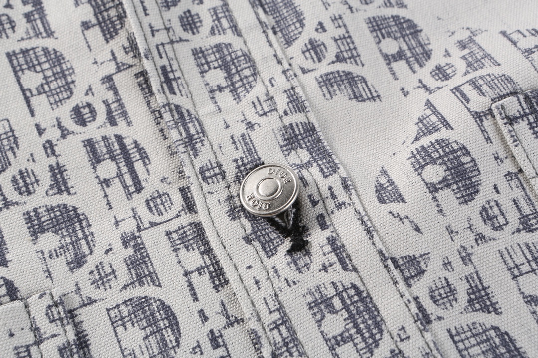 Japanese-Inspired Oblique Print Jacket in Black and White Cotton Cowboy Cloth - 图片 8