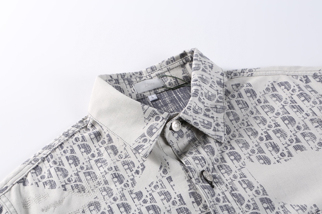 Japanese-Inspired Oblique Print Jacket with Customized Details and “DIOR” Mark - 图片 4