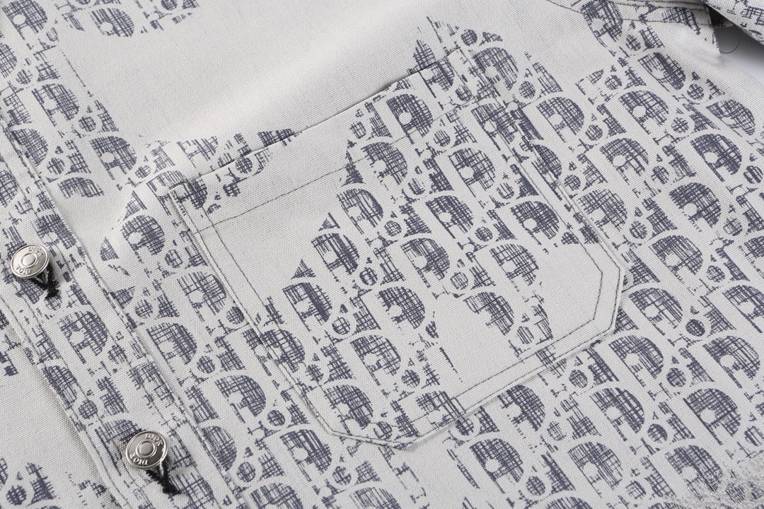 Japanese-Inspired Oblique Print Jacket with Customized Details and “DIOR” Mark - 图片 7