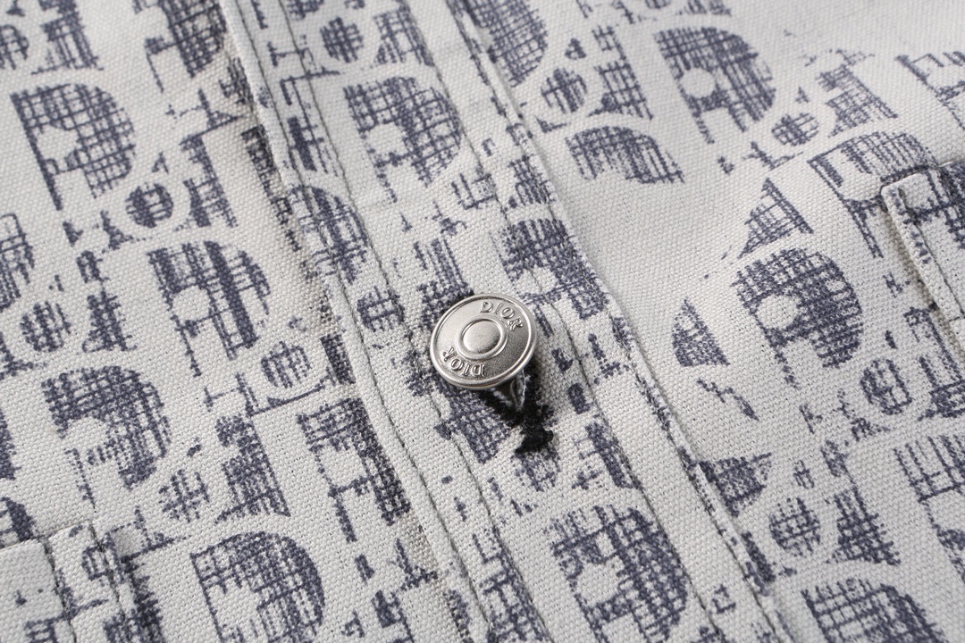 Japanese-Inspired Oblique Print Jacket with Customized Details and “DIOR” Mark - 图片 8