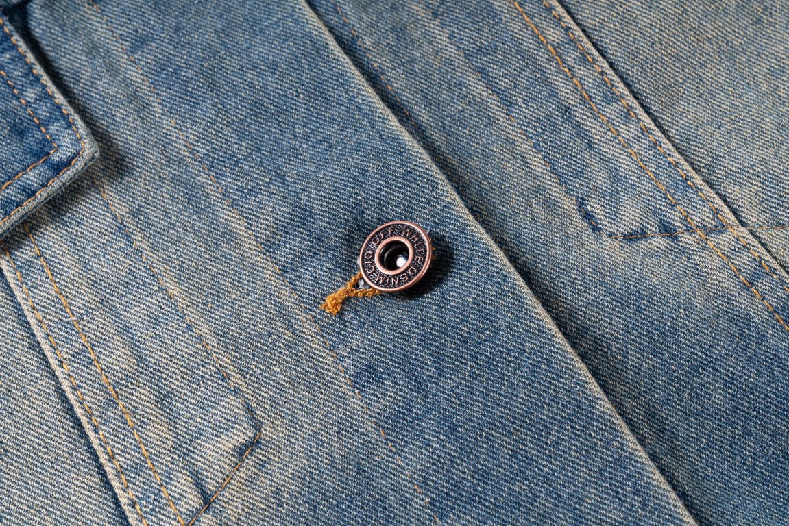 Vintage Spanish Cotton Jeans with Classic Retro Fit Hardware for Men and Women - 图片 9