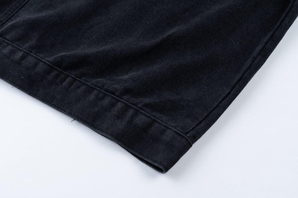 LOUIS VUITTON/路易威登 24ss新款压花牛仔夹克外套 黑色