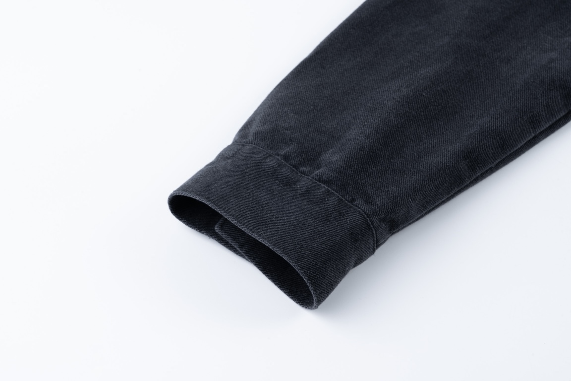 LOUIS VUITTON/路易威登 24ss新款压花牛仔夹克外套 黑色