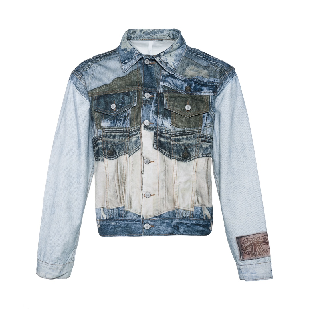 Acne Studios Cowboy Coat: Oversized, Unique, and Stylish in Blue (JZ1595)