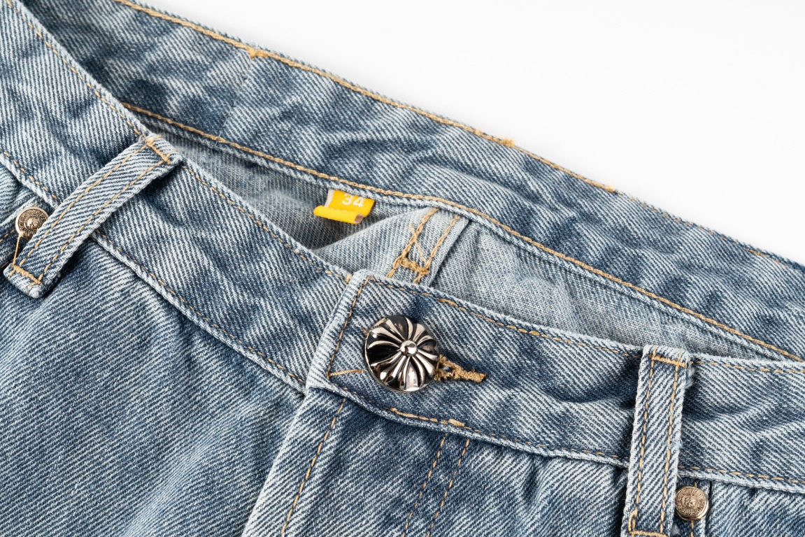 Chrome Hearts/克罗心 24Fw 喇叭破坏贴皮牛仔裤-莆田鞋,莆田鞋货源,高仿鞋,高仿鞋货源,安福档口,莆田高仿鞋,莆田鞋批发,高仿鞋批发,莆田高仿运动鞋,高仿运动鞋,莆田运动鞋 Chrome Hearts/克罗心 24Fw 喇叭破坏贴皮牛仔裤