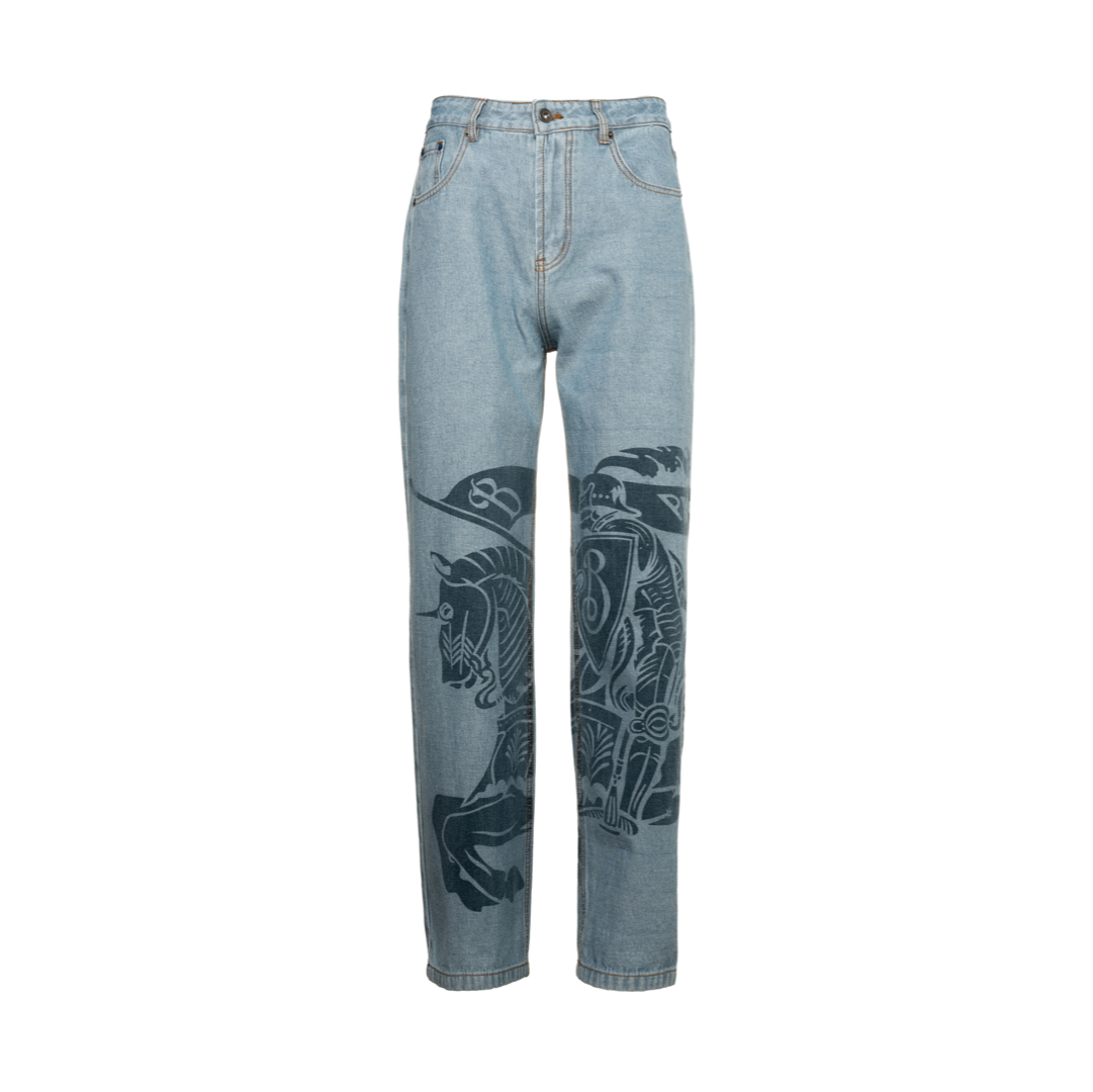 “JZ 1618 BBR War Horse Print Relics Denim Jacket with Unique Details” - 图片 1