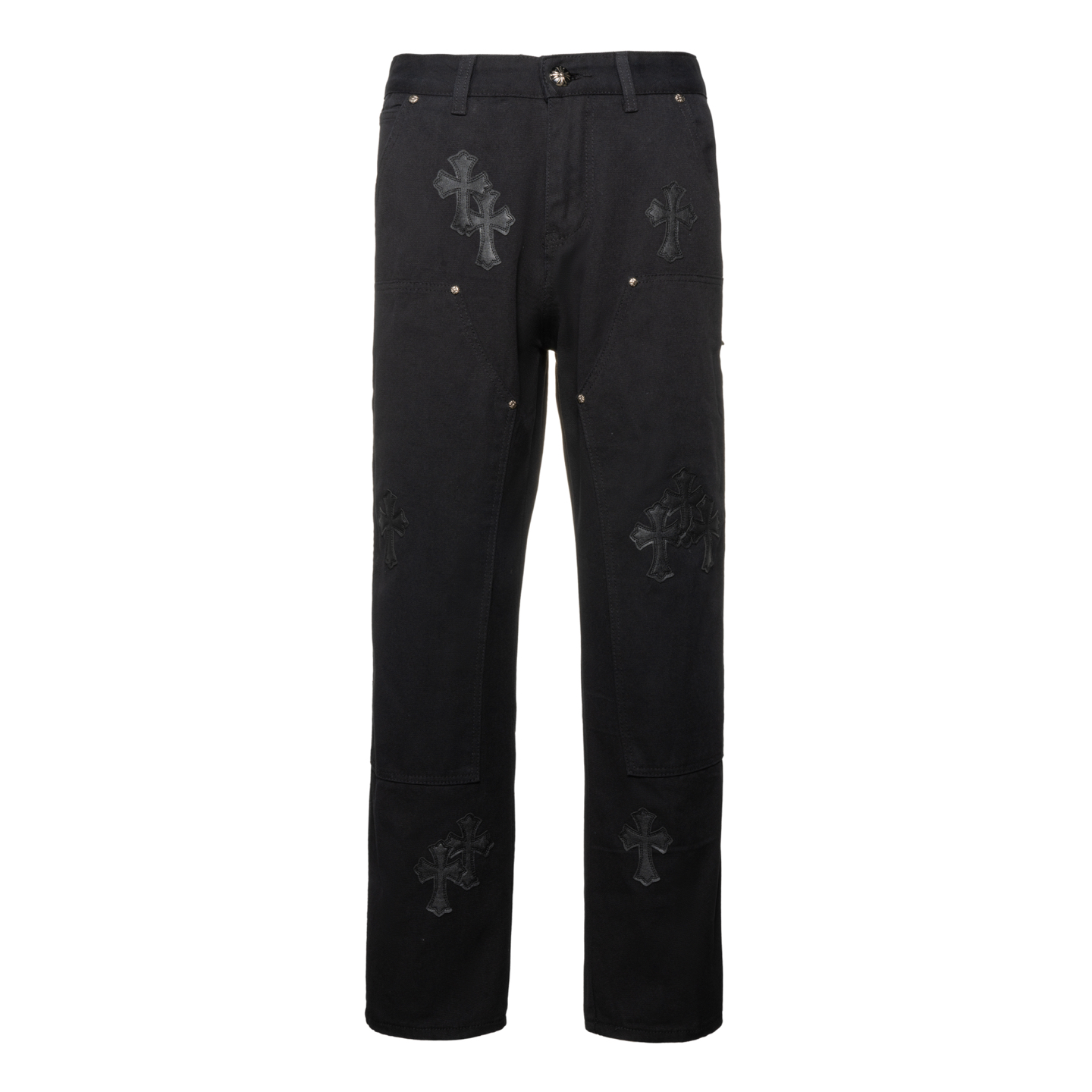 Chrome Hearts Vintage Levi’s Jeans with Unique Silver Embellishment – Product Details. - 图片 1