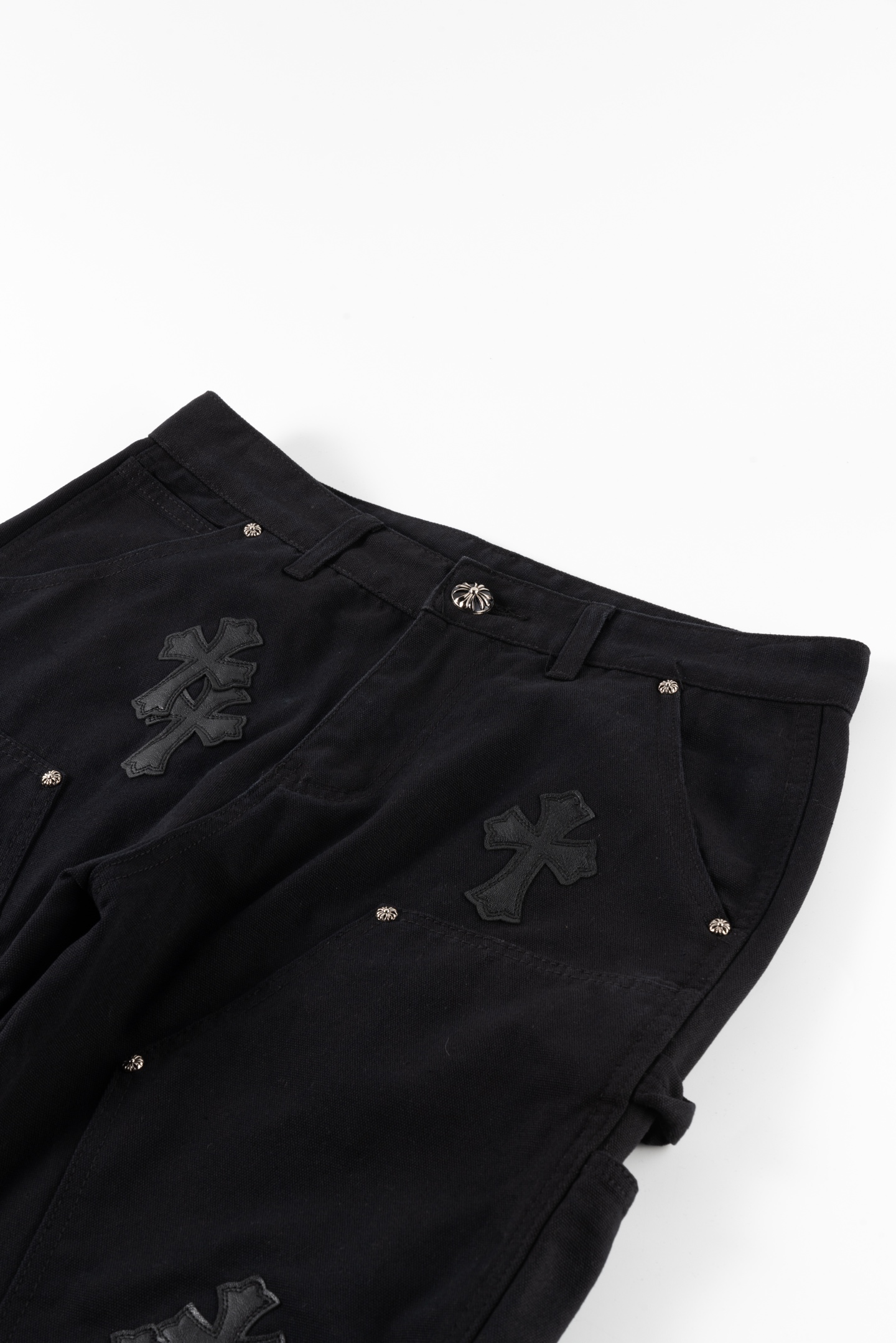 Chrome Hearts Vintage Levi’s Jeans with Unique Silver Embellishment – Product Details. - 图片 4