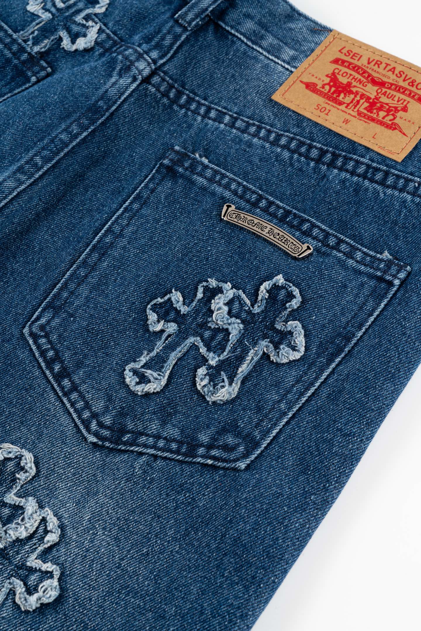 Chrome Hearts Vintage Levi’s Jeans: Top Version Overview & Details - 图片 5