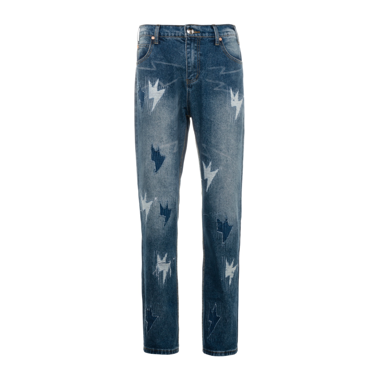 Amexnocap Water-Washed Denim Jeans 2024: High-Quality, Leg-Modified Styles, Various Sizes