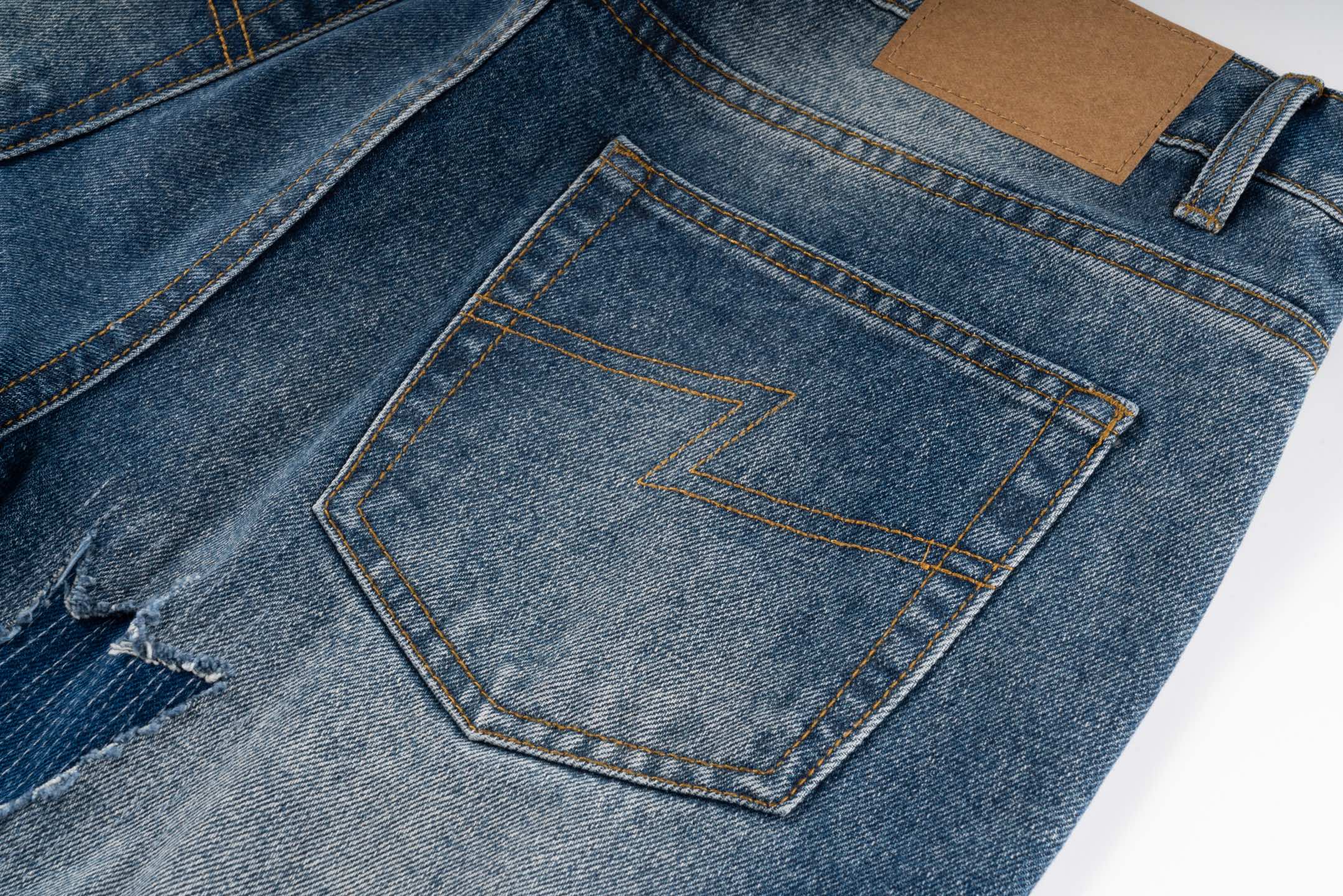 Amexnocap Water-Washed Denim Jeans 2024: High-Quality, Leg-Modified Styles, Various Sizes - 图片 6