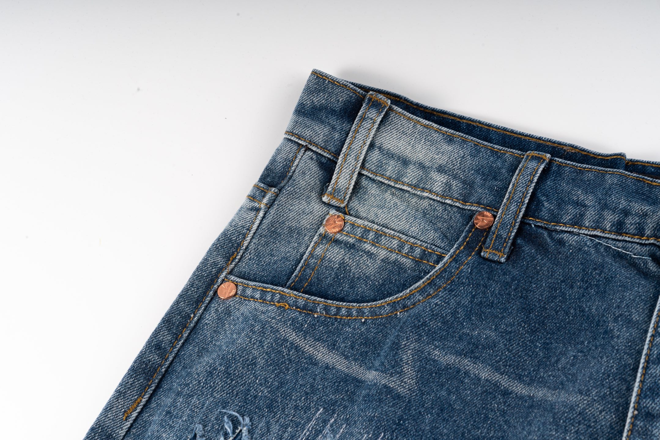 Amexnocap Water-Washed Denim Jeans 2024: High-Quality, Leg-Modified Styles, Various Sizes - 图片 4