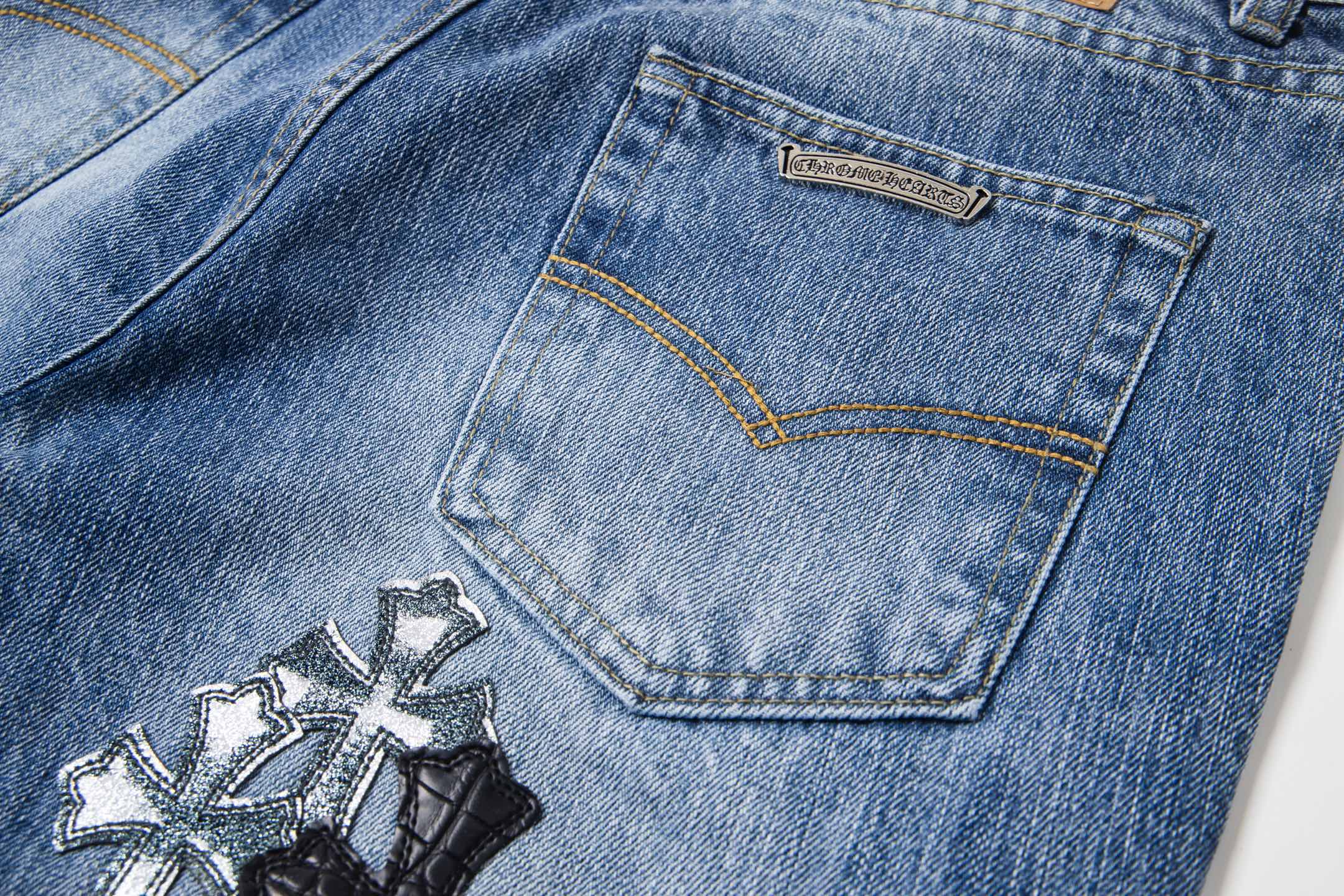 Chrome Hearts  牛仔裤服装,男,女 5