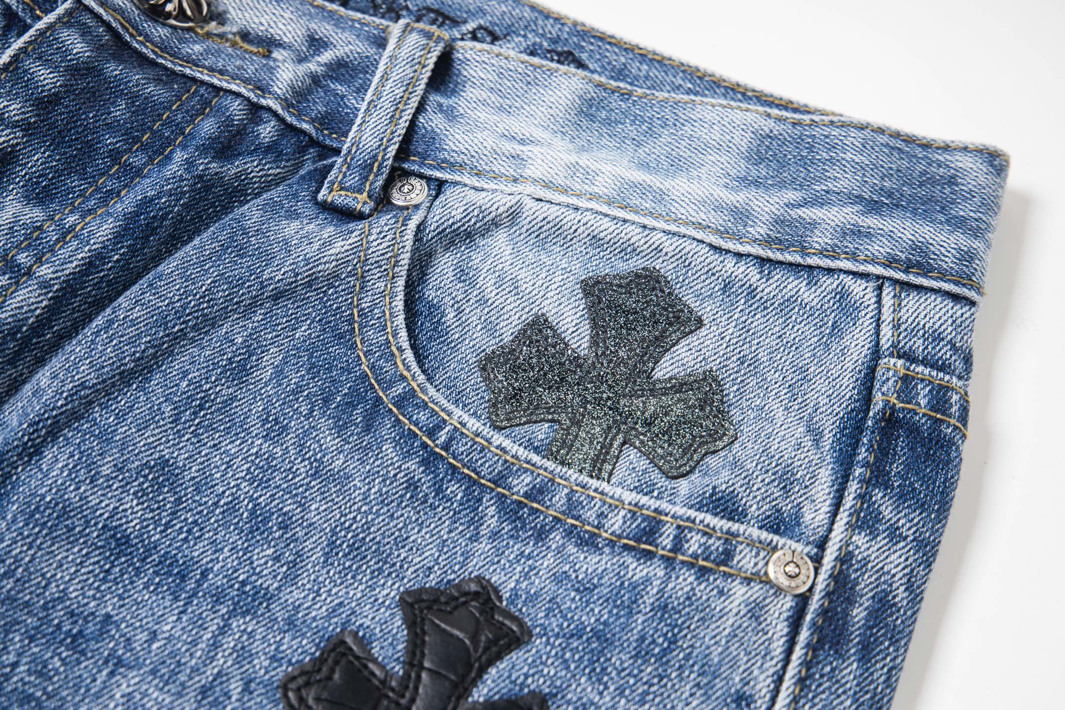 Chrome Hearts  牛仔裤服装,男,女 9