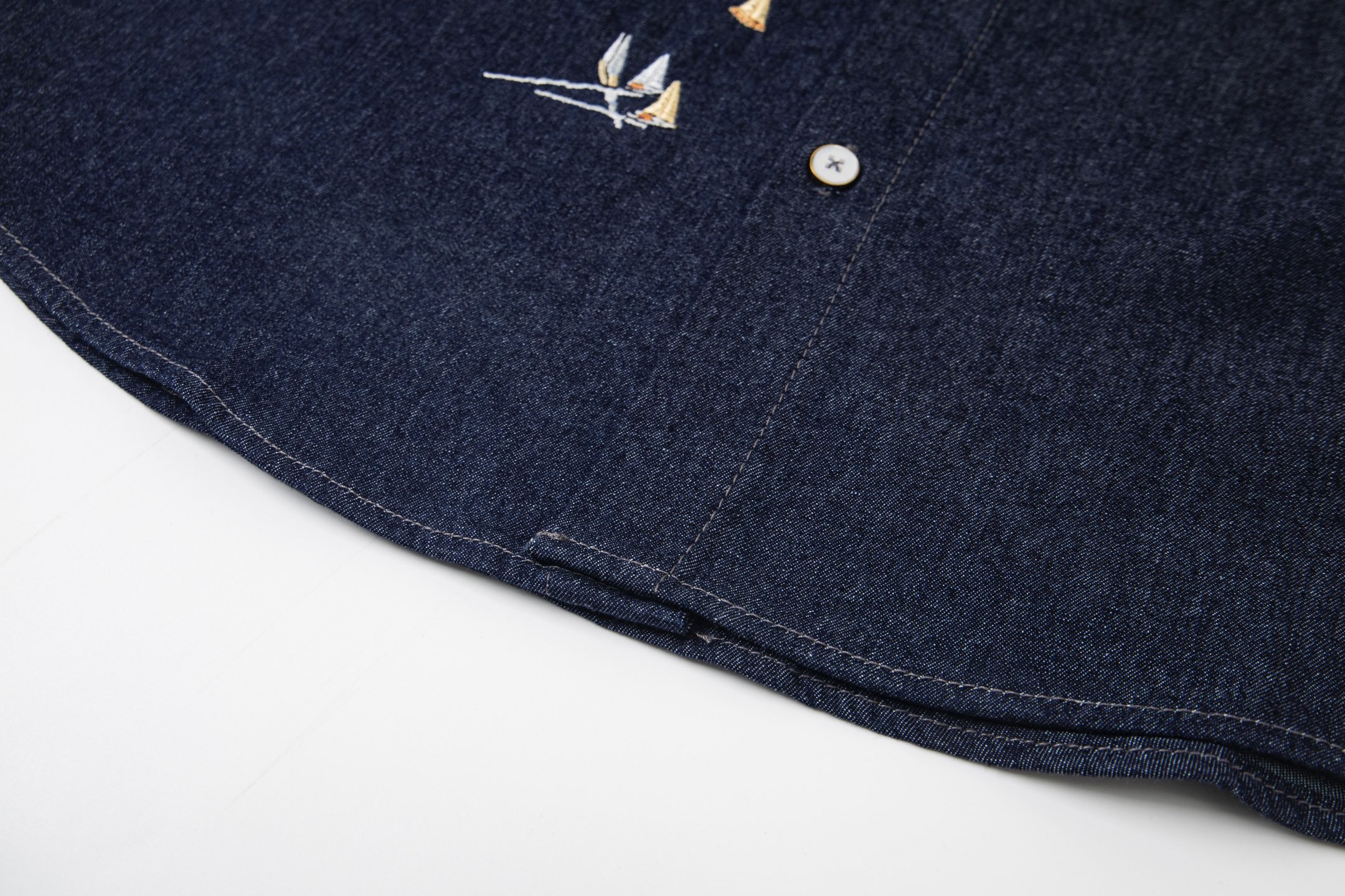 Louis Vuitton/路易威登 帆船套装牛仔短袖衬衫