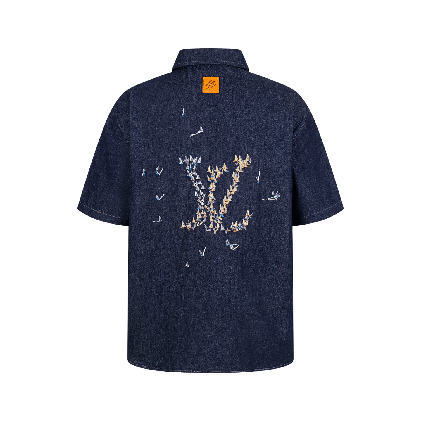 Louis Vuitton/路易威登 帆船套装牛仔短袖衬衫