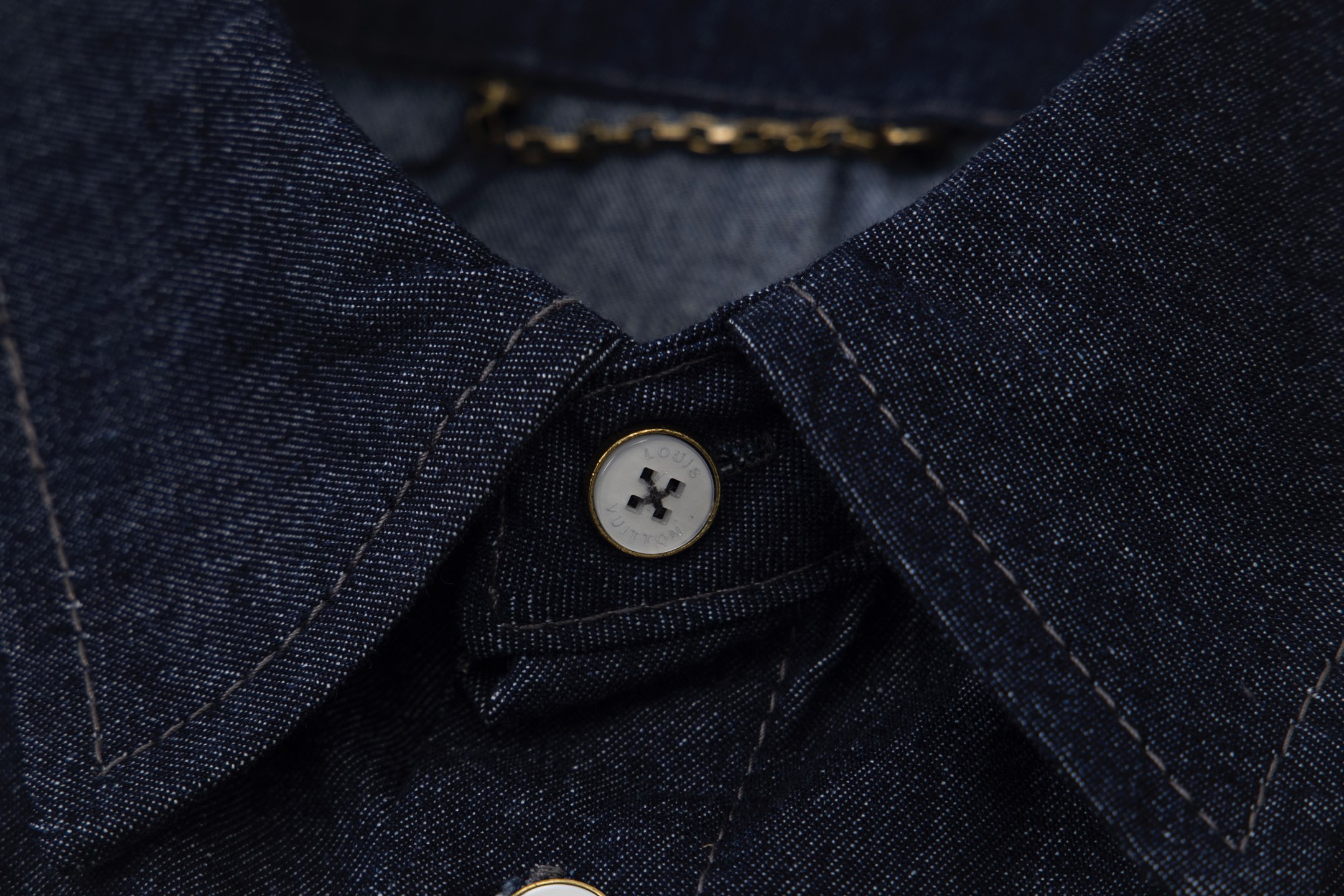 Louis Vuitton/路易威登 帆船套装牛仔短袖衬衫