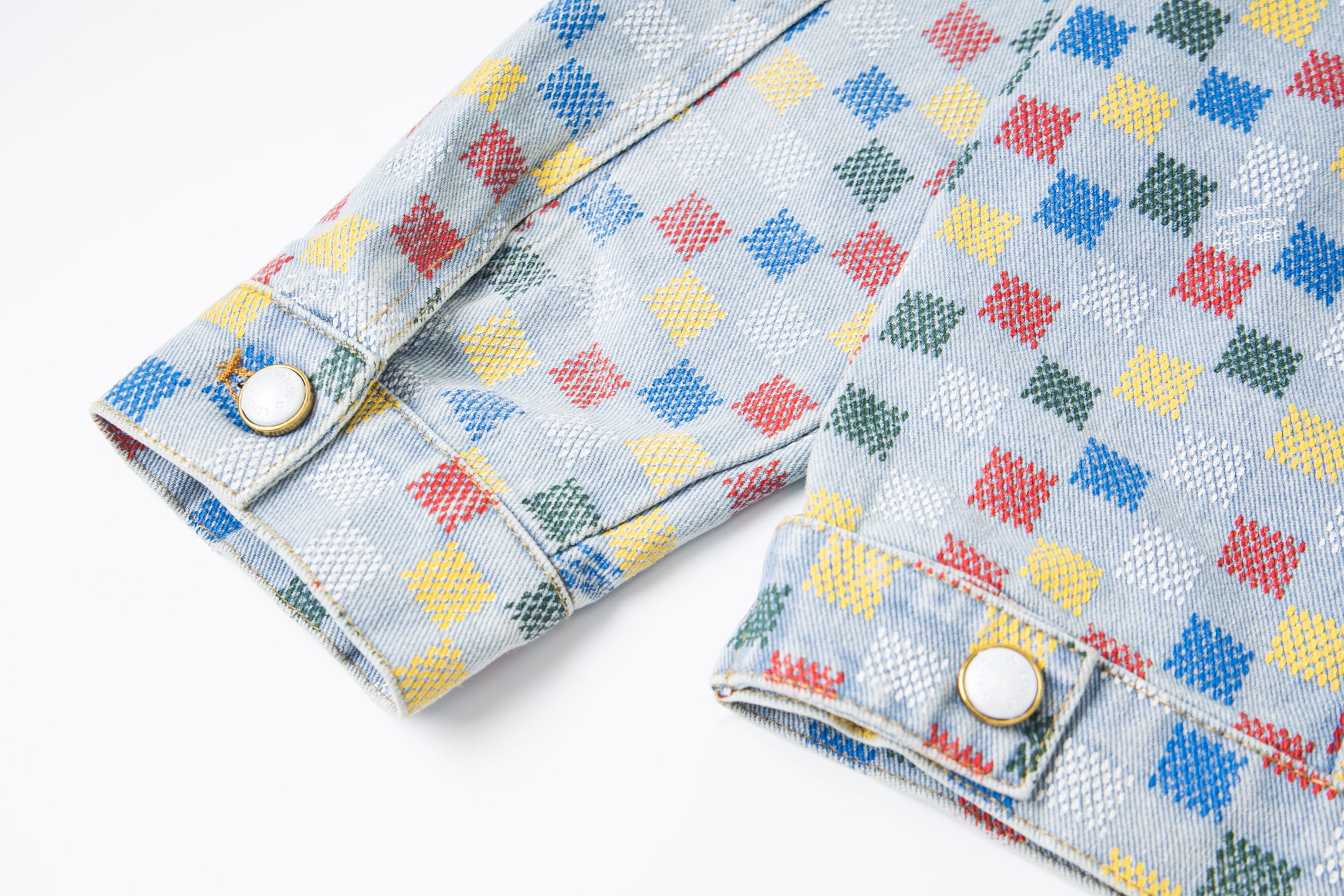 Louis Vuitton/路易威登 彩色棋盘格生仔外套-Chinese UA Cheap High Quatity Brand Clothes Bags handbags Sneakers wholesale wholesaler seller from China Factory suppliers Fashion Clothing Shoes best Quality Beautiful Price Louis Vuitton/路易威登 彩色棋盘格生仔外套