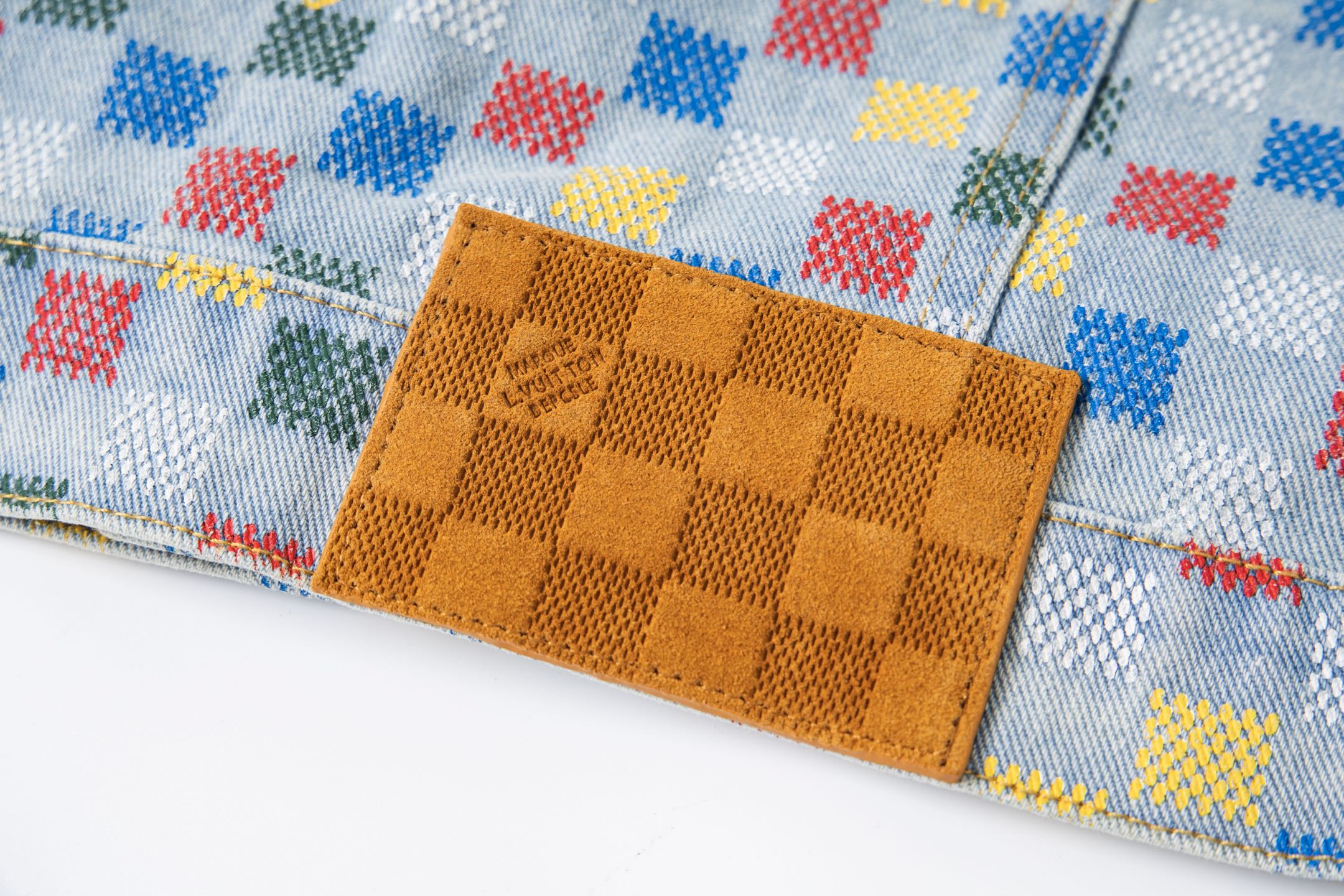 Louis Vuitton/路易威登 彩色棋盘格生仔外套-Chinese UA Cheap High Quatity Brand Clothes Bags handbags Sneakers wholesale wholesaler seller from China Factory suppliers Fashion Clothing Shoes best Quality Beautiful Price Louis Vuitton/路易威登 彩色棋盘格生仔外套