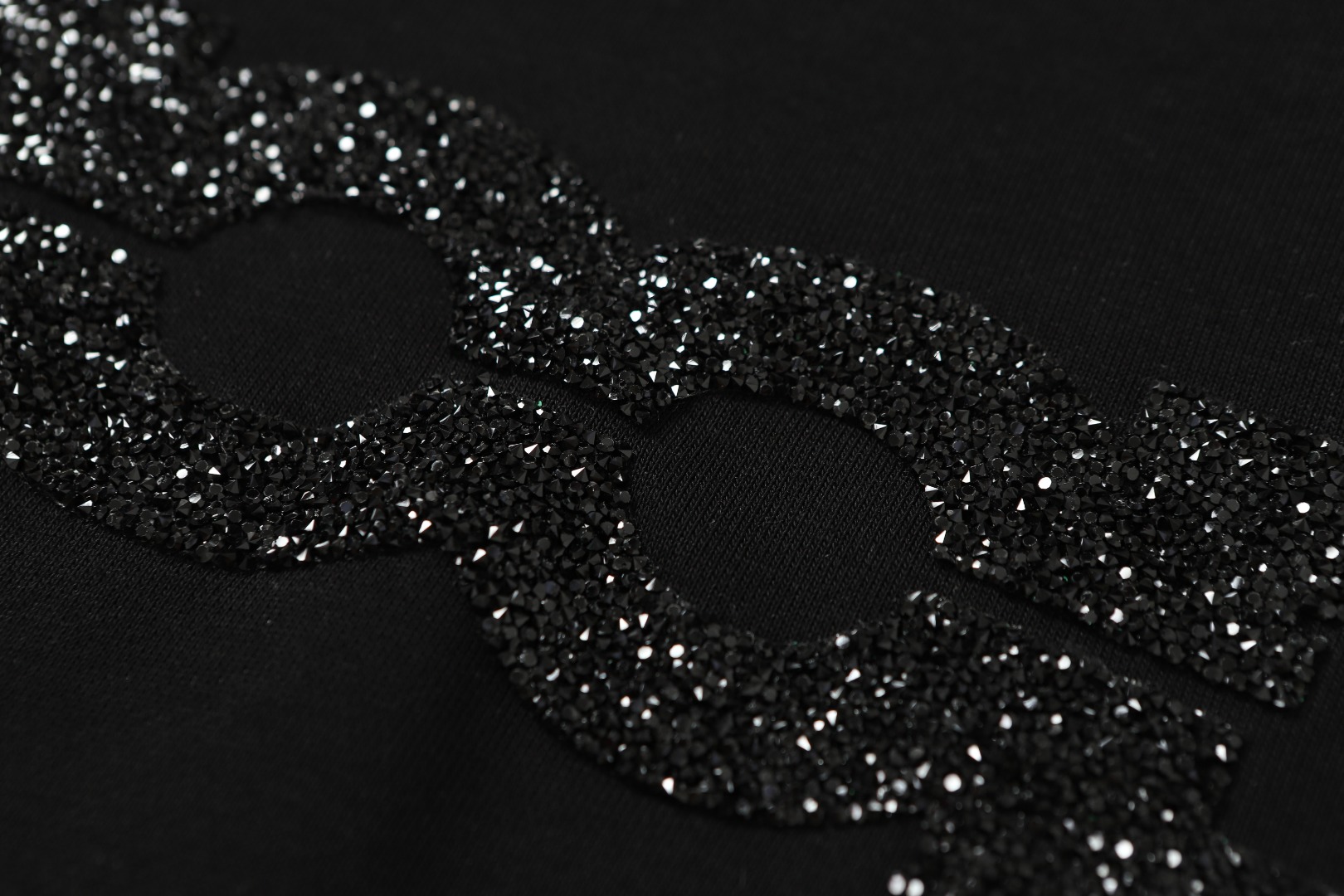 GOODBRAND 破洞碎钻重工镶钻工艺連帽衛衣