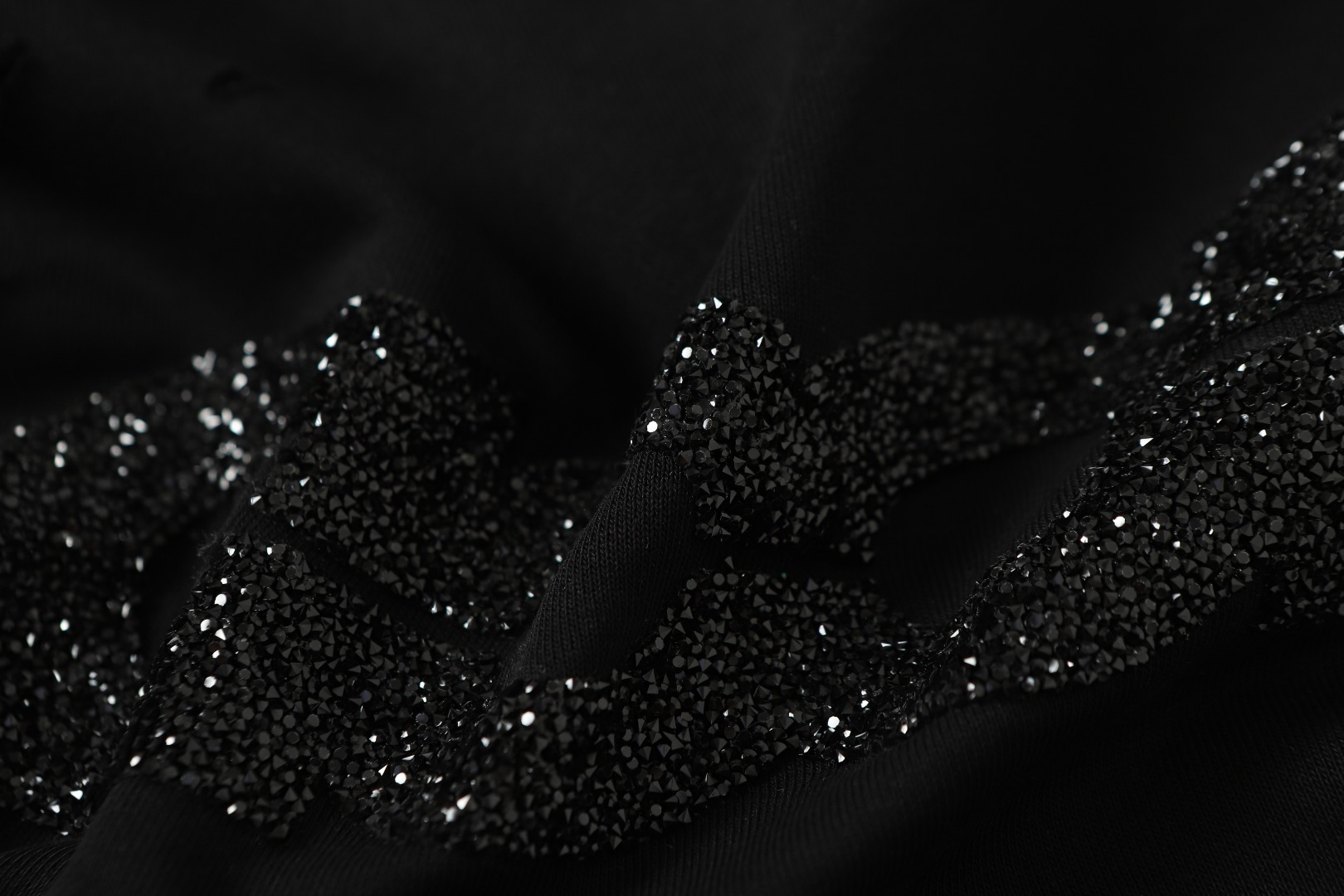 GOODBRAND 破洞碎钻重工镶钻工艺連帽衛衣