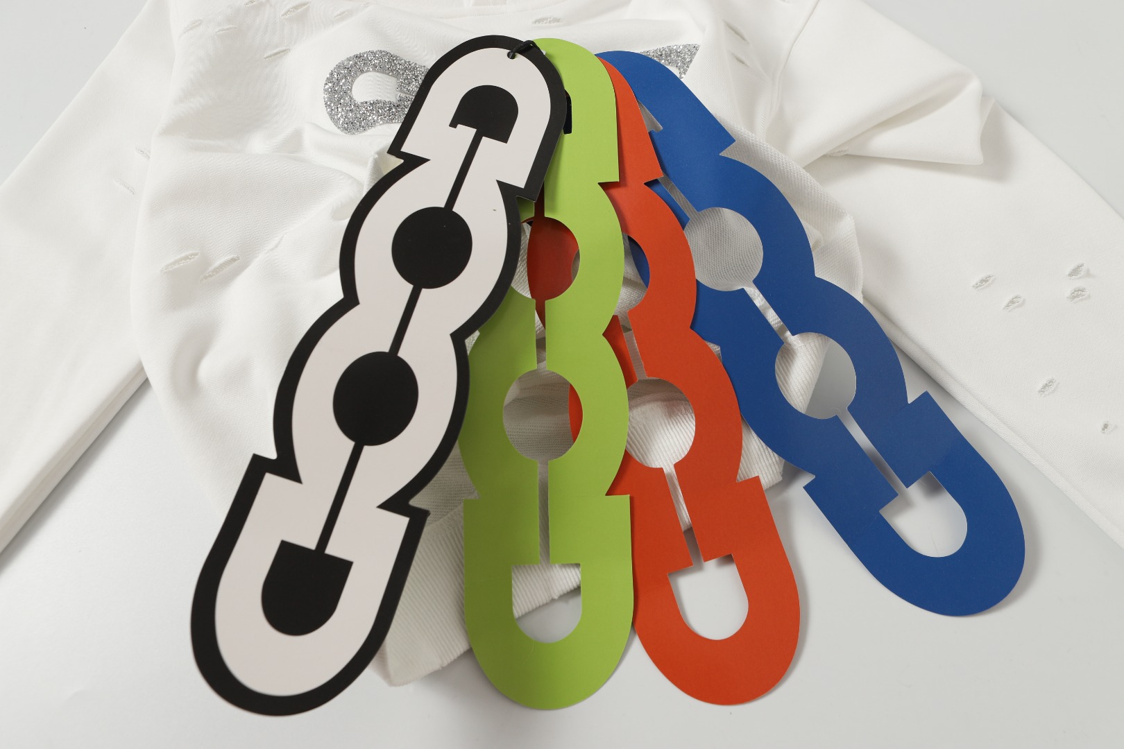 GOODBRAND 破洞碎钻重工ロゴ付きカップルフーディ