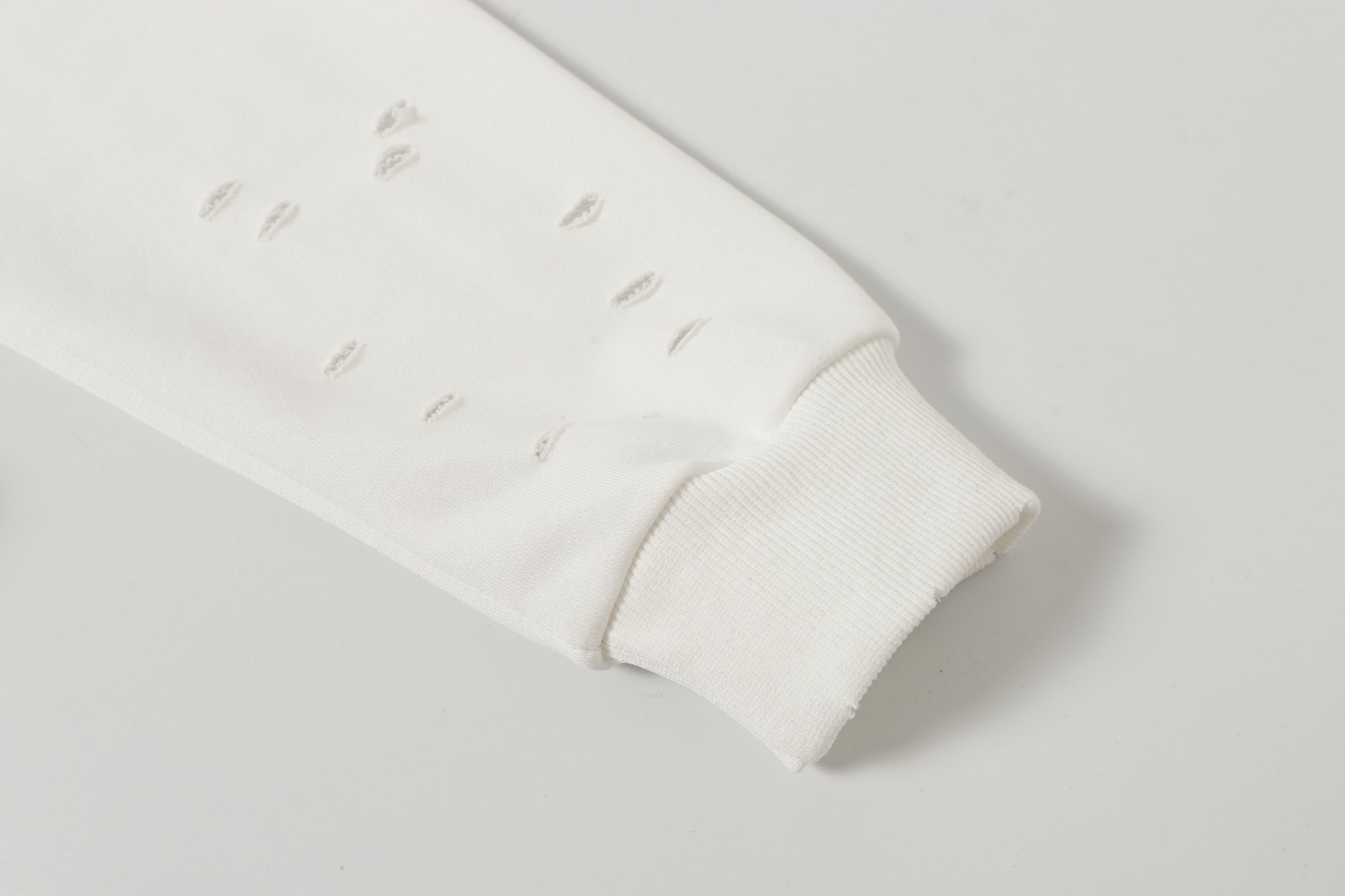 GOODBRAND 破洞碎钻重工ロゴ付きカップルフーディ