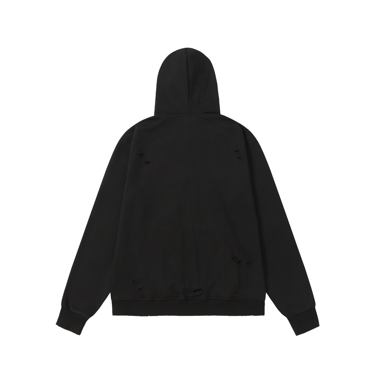 GOODBRAND 破洞碎钻重工镶钻工艺連帽衛衣