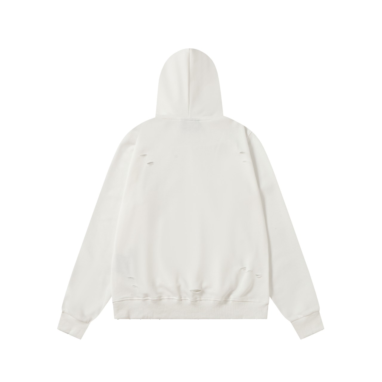 GOODBRAND 破洞碎钻重工ロゴ付きカップルフーディ