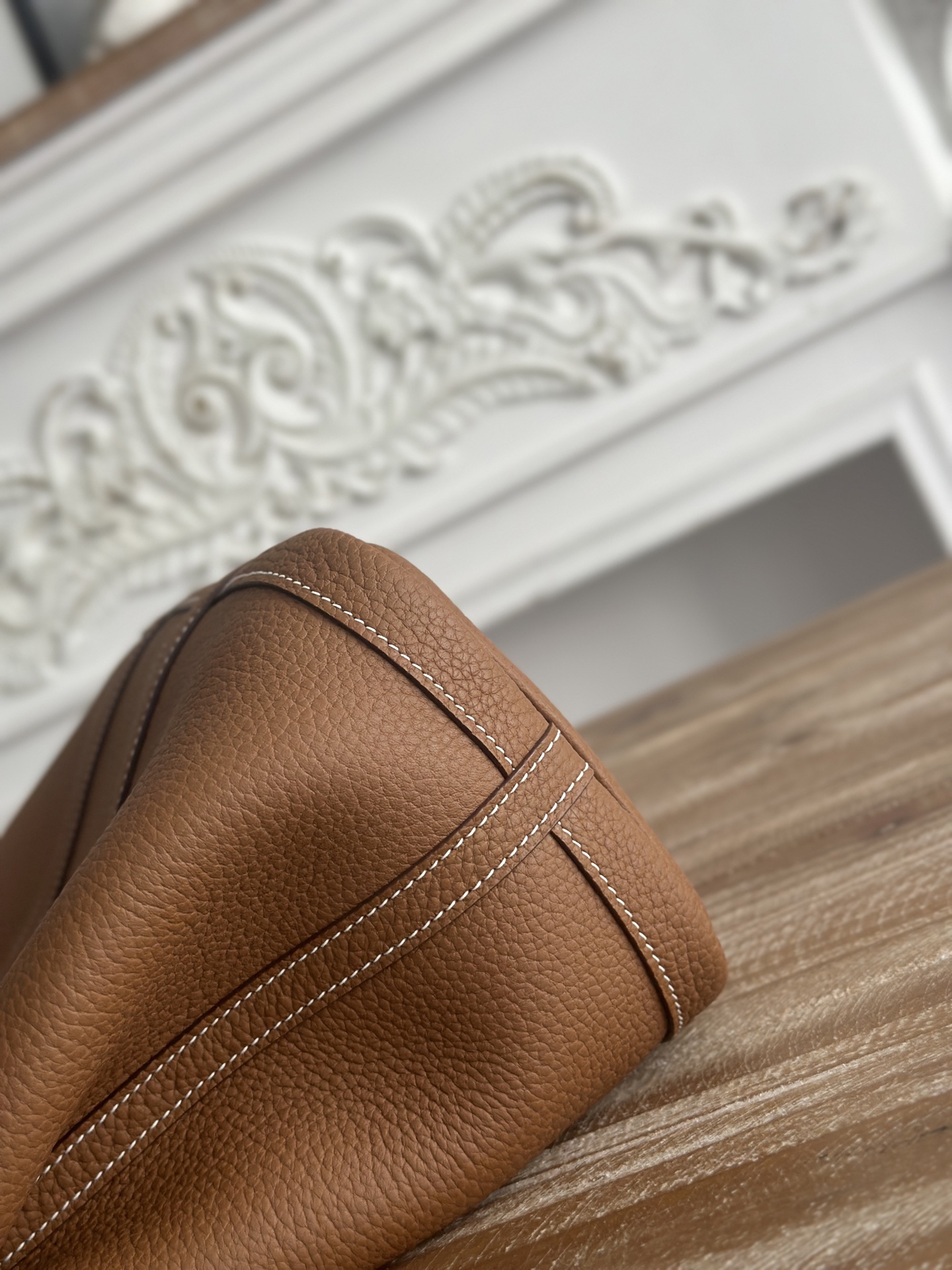 Hermes Garden Party Brown Leather tote everyday