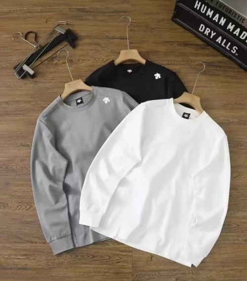 Descente Men's Spring Round Neck Sweatshirt Pullover Lightweight Athletic Top 28 Descente Men's Spring Round Neck Sweatshirt Pullover Lightweight Athletic Top