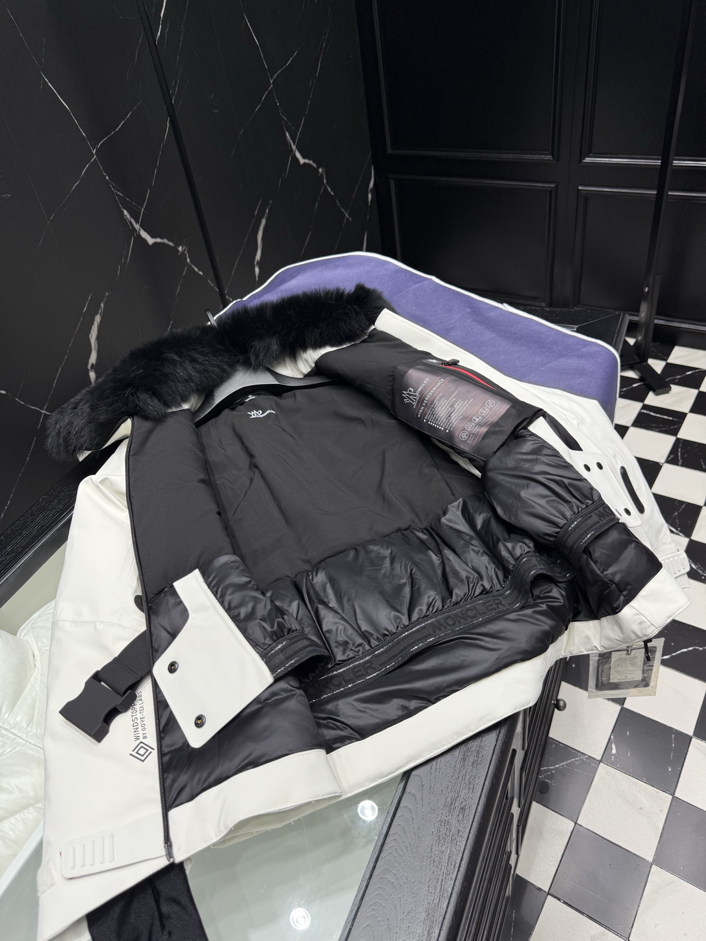 MONCLER White Down Ski Jacket with Fur Trim - Stylish Winter Outfit 7 i1757611440130 7955 0 6