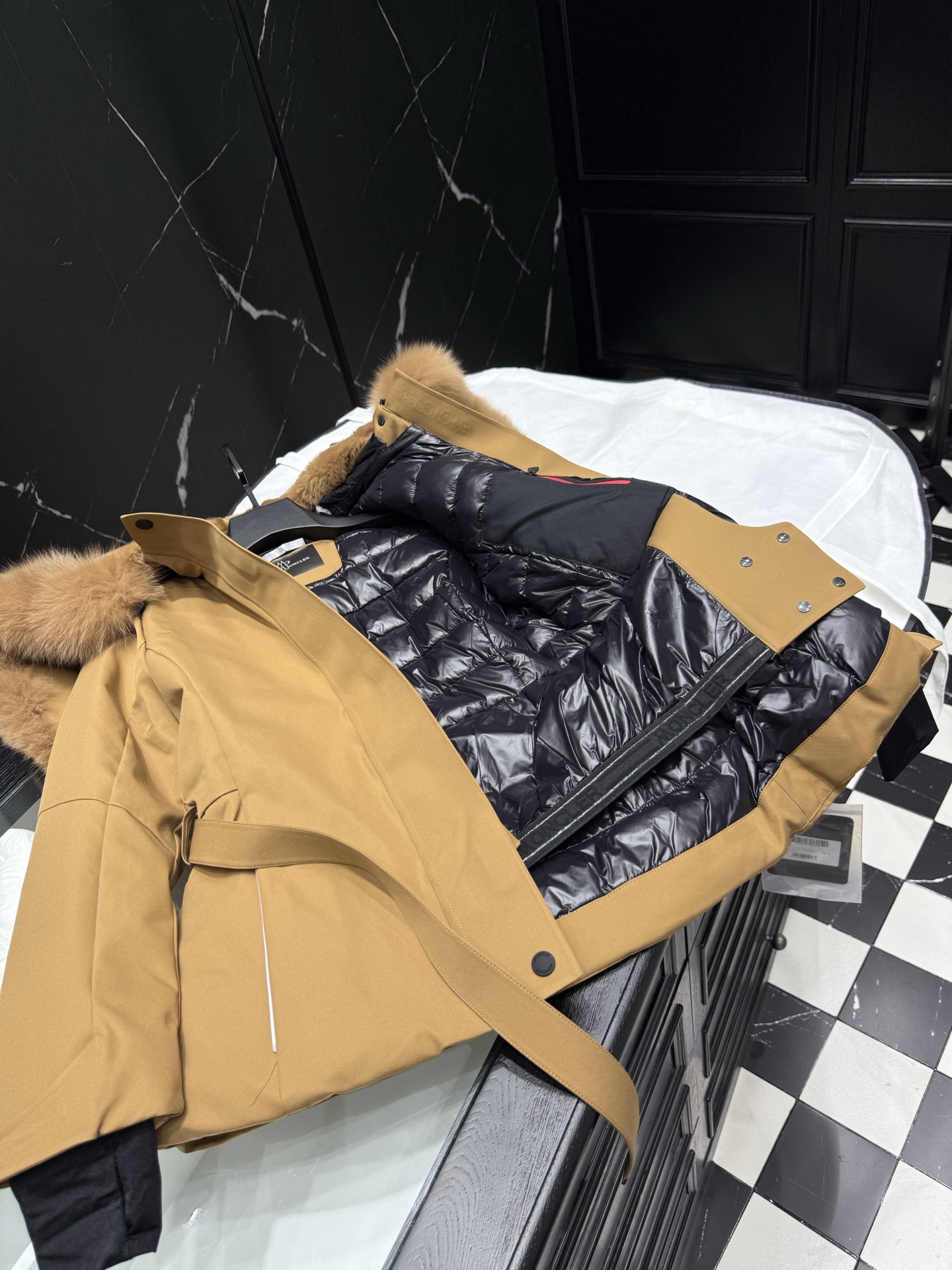 MONCLER Fur-Trimmed Down Jacket - Luxury Outerwear for Women 6 i1757777259086 1429 0 4