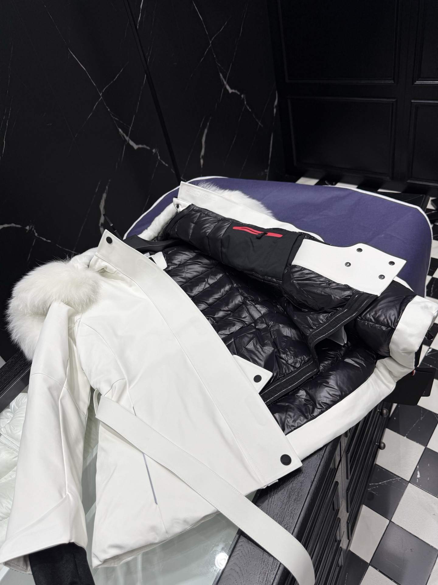 Moncler Stylish White Down Coat with Fur Trim - Winter Essential 2 i1757777690343 8585 0 1