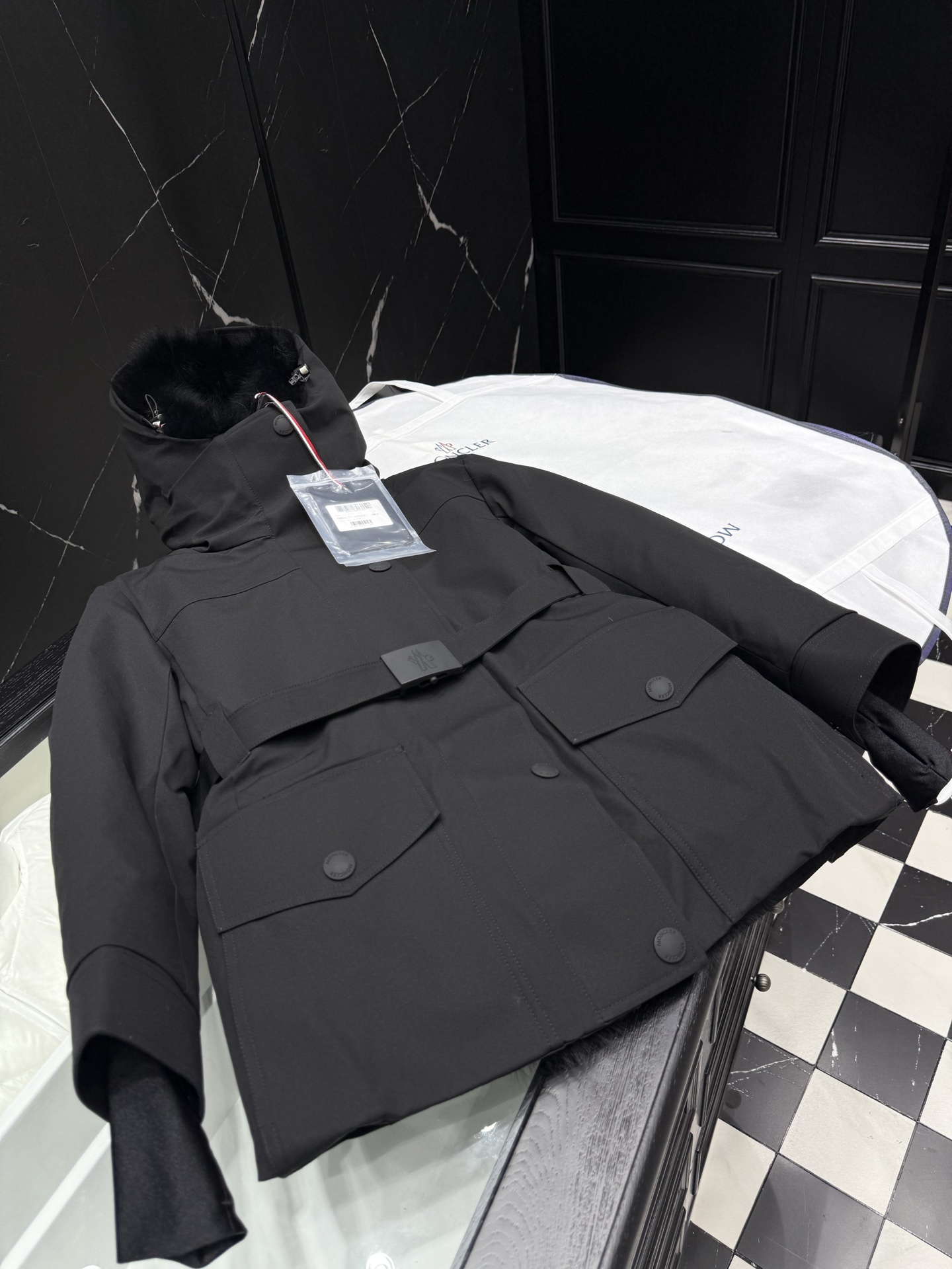 MONCLER Fur-Trimmed Down Padded Jacket | Winter Warmth & Style 1 i1757946146661 2636 0 0