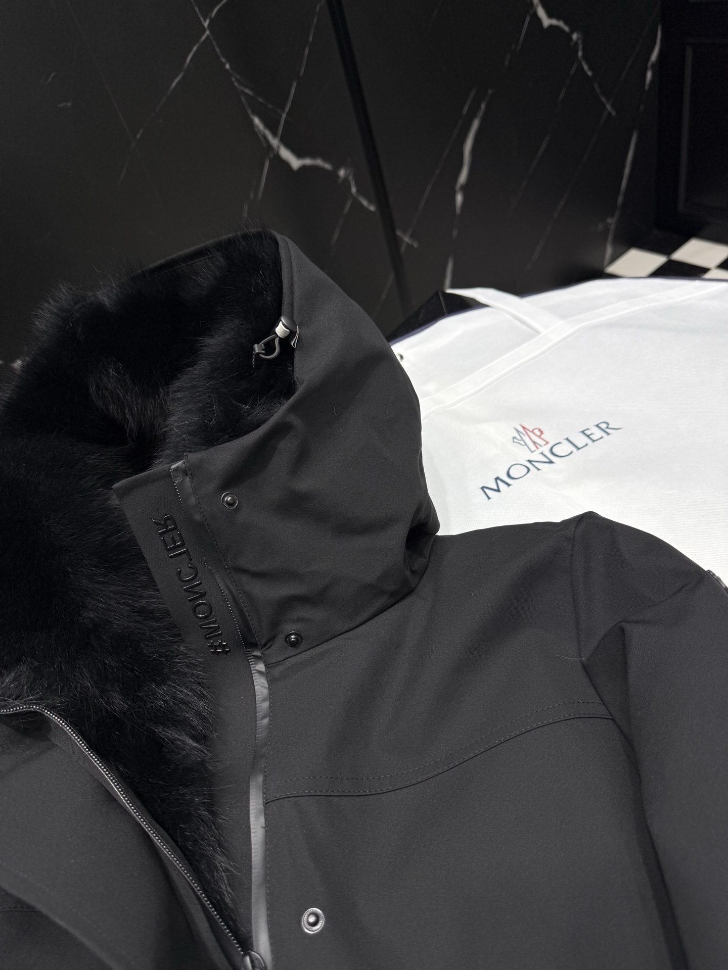 MONCLER Fur-Trimmed Down Padded Jacket | Winter Warmth & Style 3 i1757946146837 103 0 2