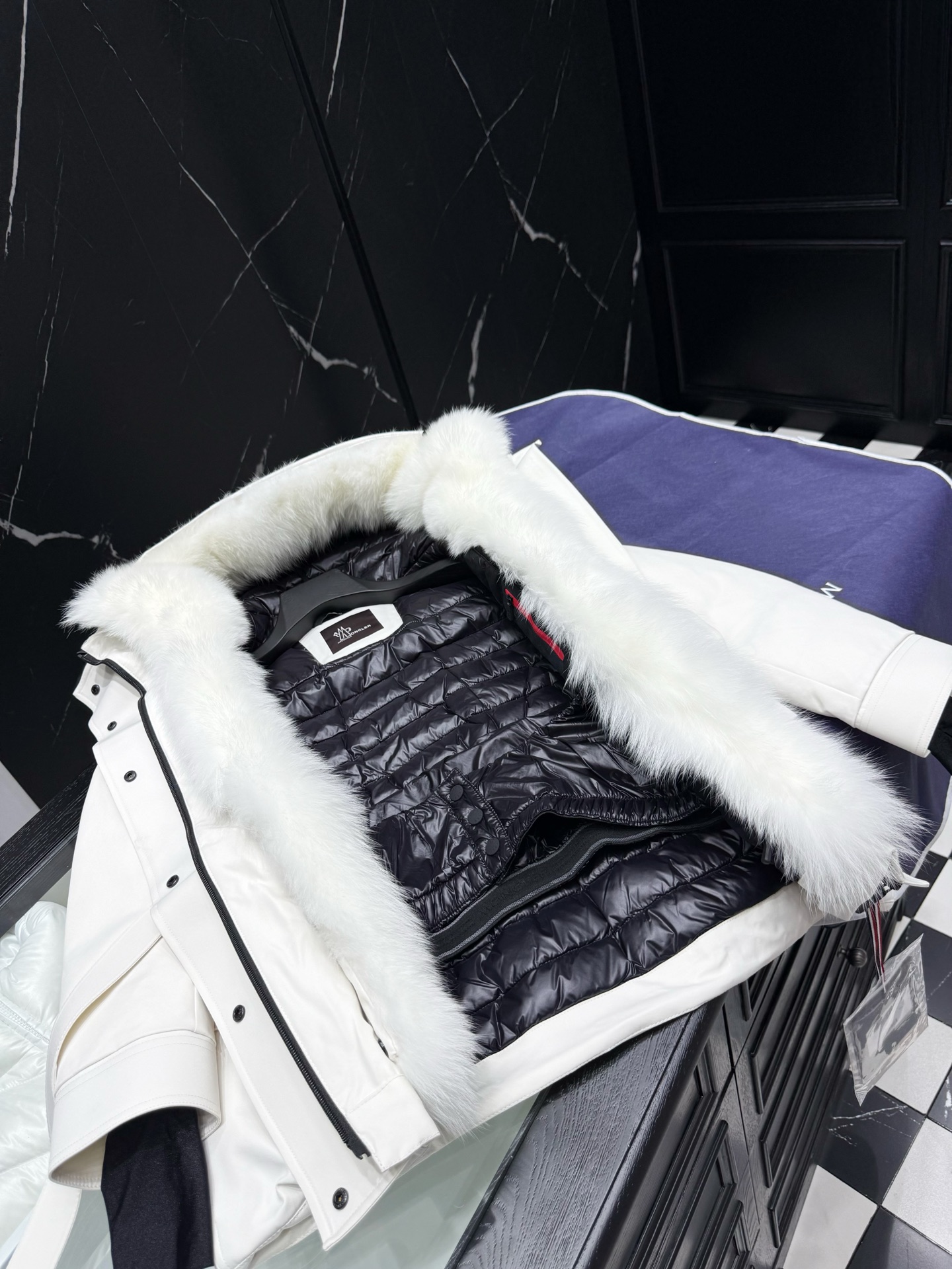 MONCLER Fur Trim Padded Jacket for Women | Winter Warm and Stylish 1 i1757946572258 8063 0 0