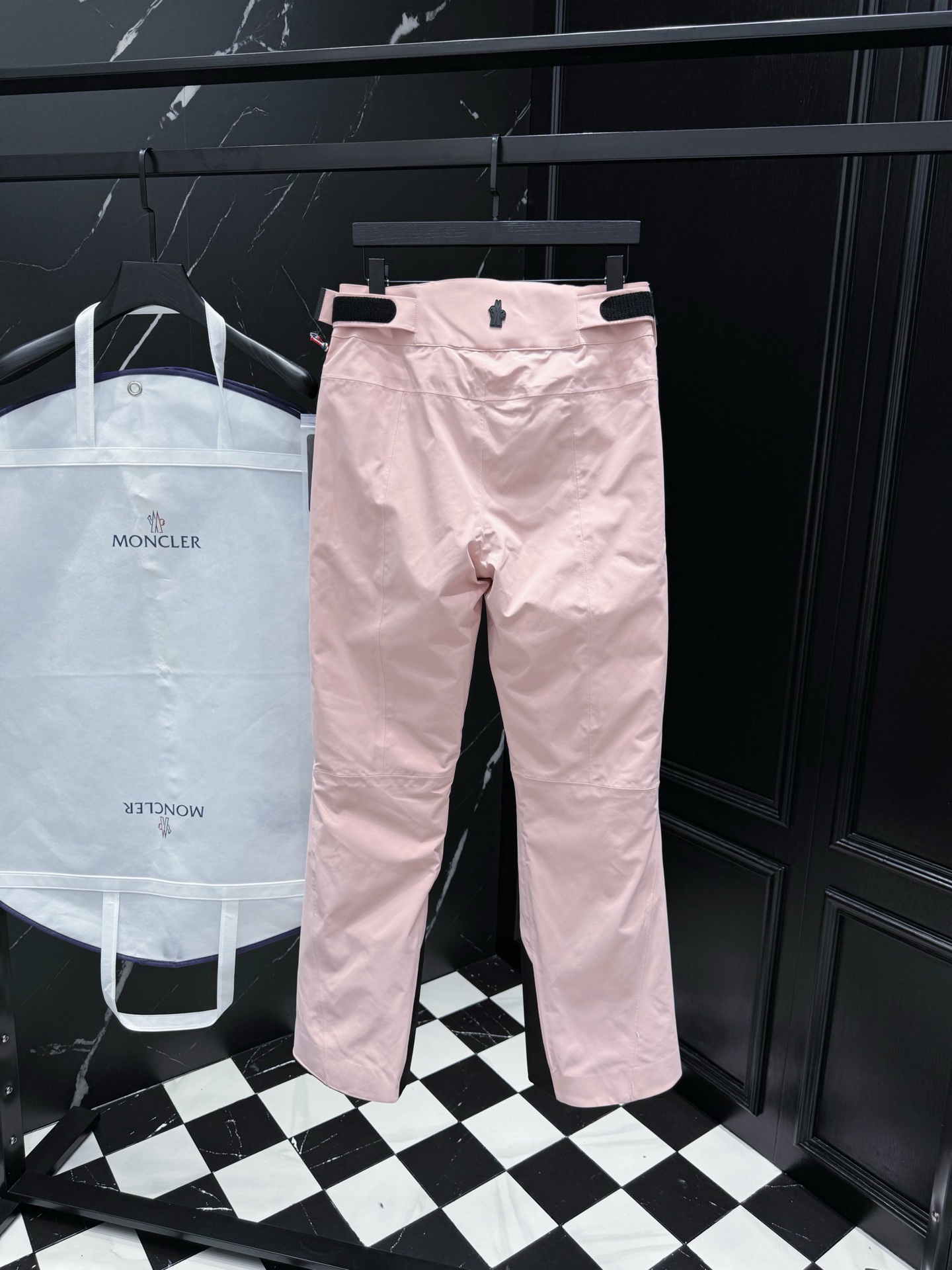 MONCLER Women's Pink Gore-Tex Insulated Ski Pants | Adjustable Waist 8 i1758899232802 3221 0 6