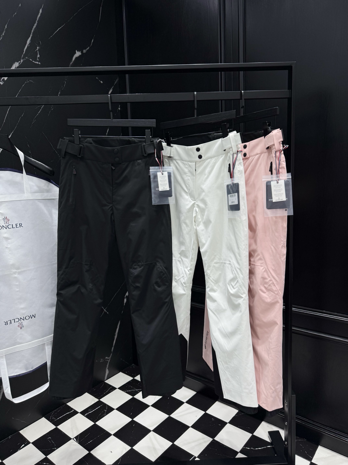 MONCLER Women's Pink Gore-Tex Insulated Ski Pants | Adjustable Waist 9 i1758899232802 8475 0 7