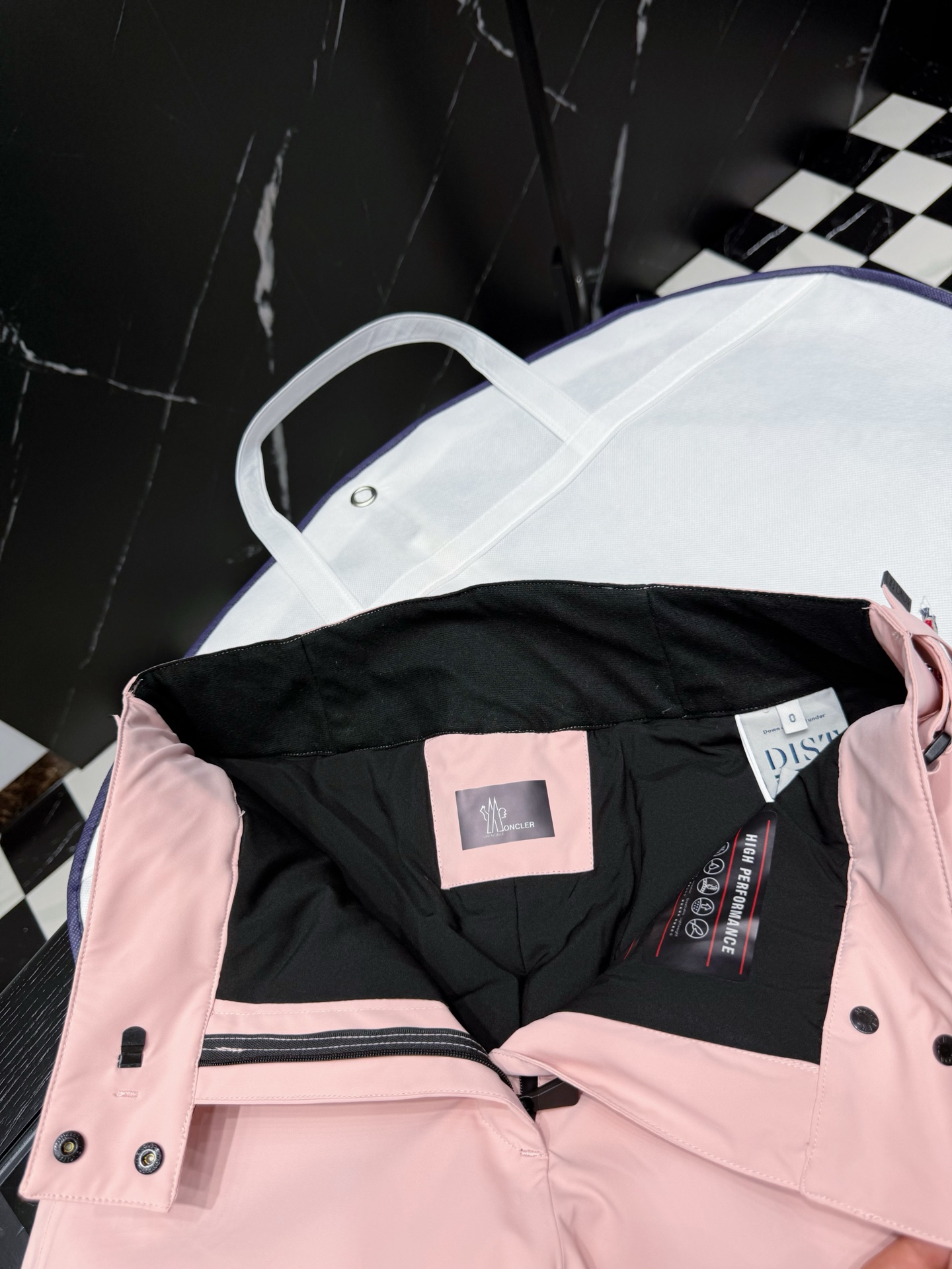 MONCLER Women's Pink Ski Pants High Performance Winter, Size 40 2 i1758899474060 885 0 0