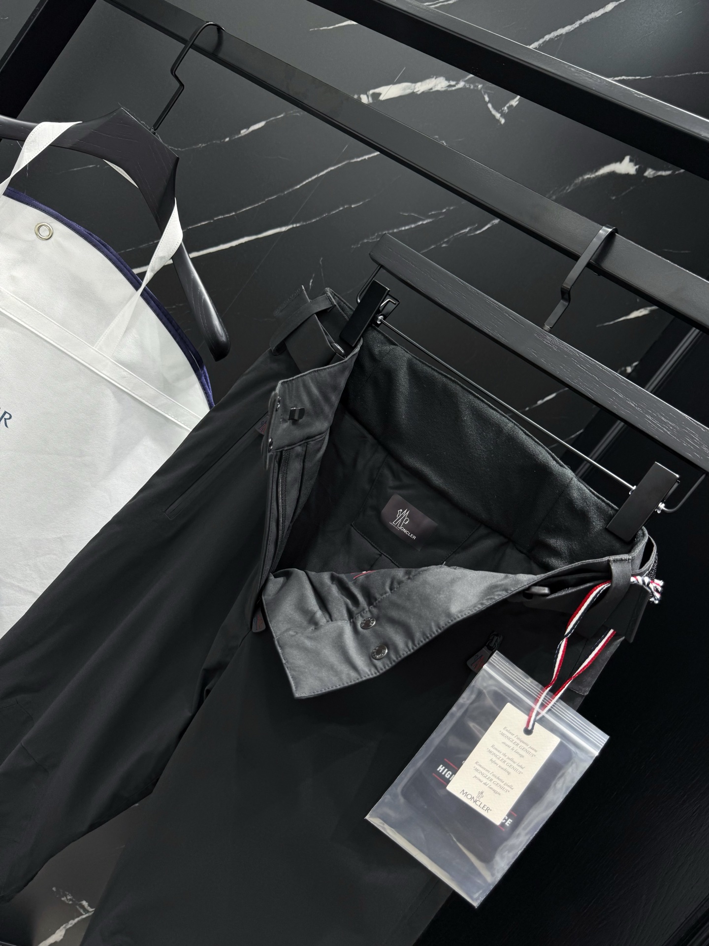MONCLER Black Ski Pants - Waterproof and Windproof Winter Outdoor Trousers 5 i1758899649468 7808 0 4